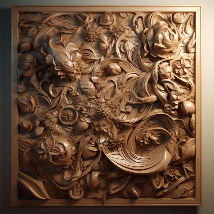 نموذج ثلاثي الأبعاد لآلة CNC 3D Art 